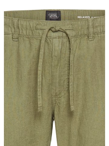 Camel Active Spodnie chino - Relaxed fit - w kolorze zielonym