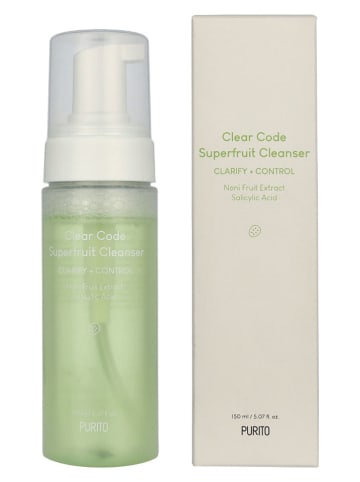 PURITO Reinigingsschuim "Clear Code Superfruit", 150 ml