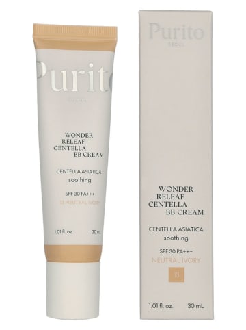 PURITO BB-crème "Wonder Releaf Centella - Neutral Ivory 13" - SPF 30, 30 ml