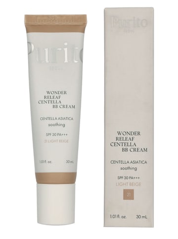 PURITO BB-Creme "Wonder Releaf Centella - Light Beige 21" - LSF 30, 30 ml