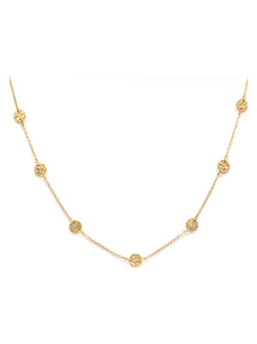 MOODE Beschicht. Halskette "Loana" mit Schmuckelementen - (L)42 cm