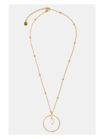 MOODE Beschicht. Halskette "Ines" mit Schmuckelementen - (L)42 cm