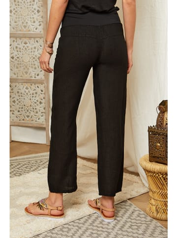 Lin Passion Linnen broek zwart