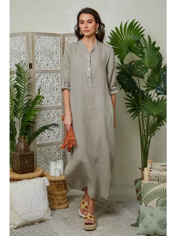 Lin Passion Linnen jurk beige