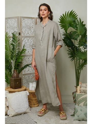 Lin Passion Linnen jurk beige