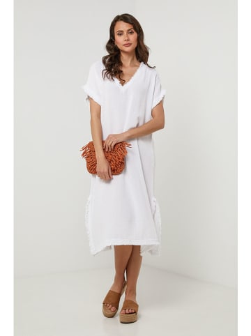 Lin Passion Kleid in Weiß