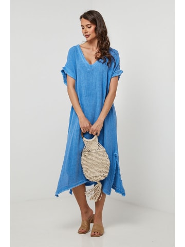 Lin Passion Kleid in Blau