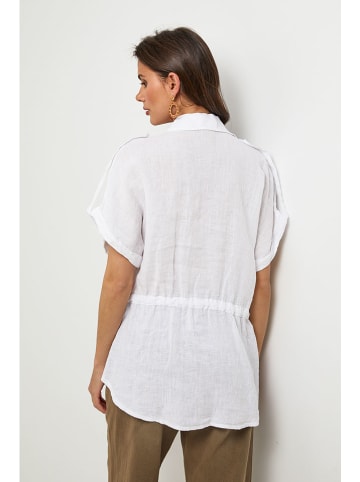Lin Passion Linnen blouse wit