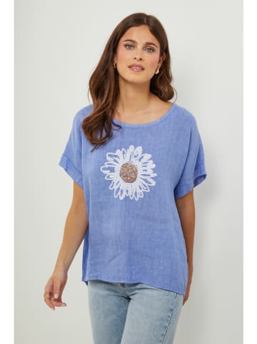 Lin Passion Leinen-Shirt in Blau