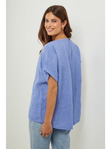 Lin Passion Linnen shirt blauw