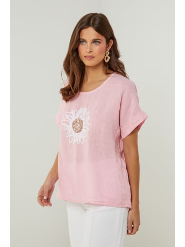 Lin Passion Linnen shirt lichtroze