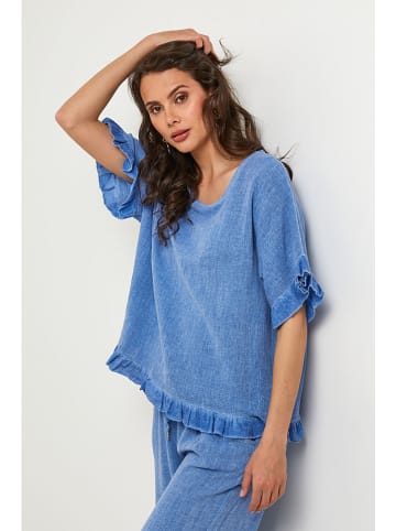 Lin Passion Bluse in Blau