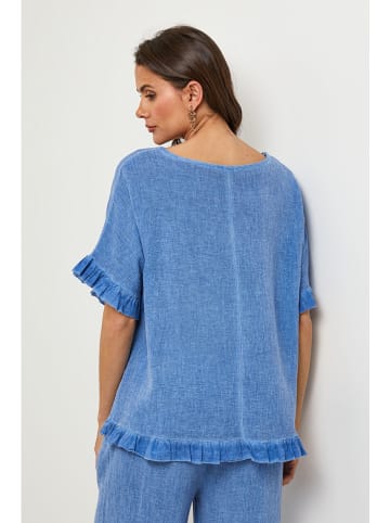 Lin Passion Bluse in Blau