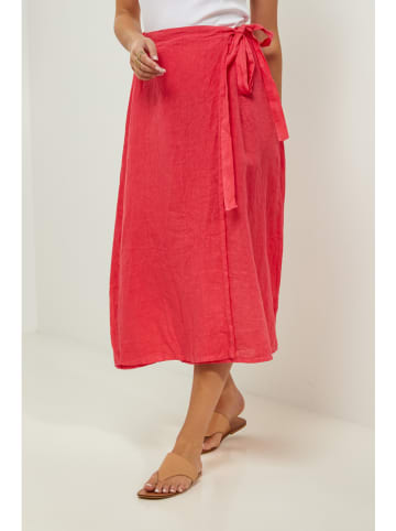Lin Passion Linnen rok rood