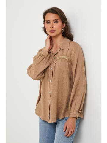 Lin Passion Leinen-Hemd in Beige