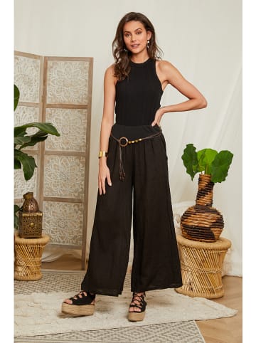 Lin Passion Linnen broek zwart