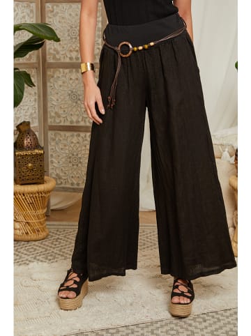 Lin Passion Linnen broek zwart