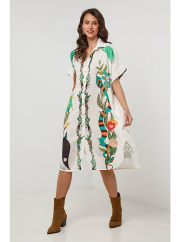 Lin Passion Kleid in Weiß