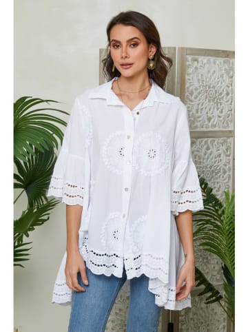 Lin Passion Blouse wit