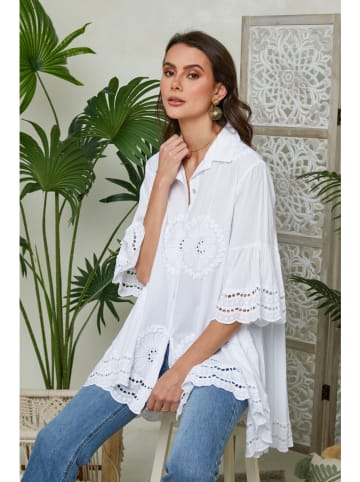 Lin Passion Blouse wit