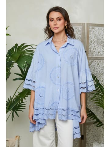 Lin Passion Blouse lichtblauw