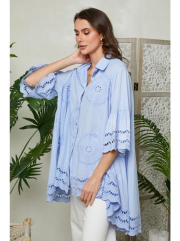 Lin Passion Blouse lichtblauw