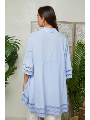 Lin Passion Koszula w kolorze błękitnym