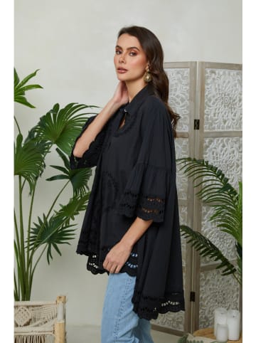 Lin Passion Hemd in Schwarz