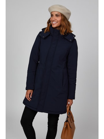 Le Comptoir du Manteau Tussenmantel donkerblauw