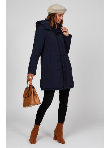 Le Comptoir du Manteau Tussenmantel donkerblauw