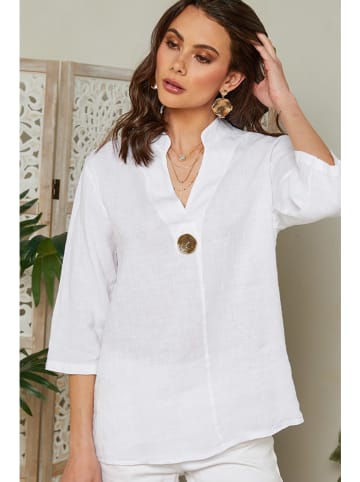 Lin Passion Linnen blouse wit