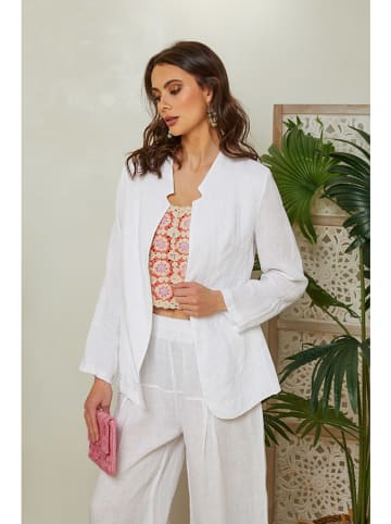 Lin Passion Linnen blazer wit