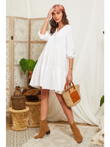Lin Passion Linnen jurk wit