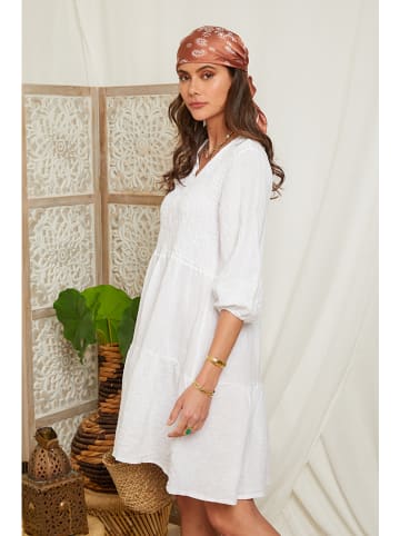 Lin Passion Linnen jurk wit