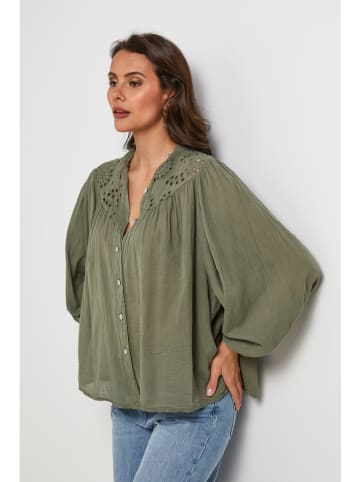 Lin Passion Blouse kaki