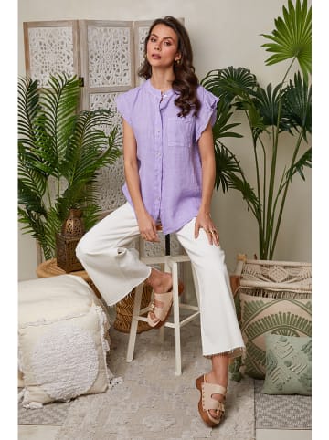 Lin Passion Leinen-Shirt in Lila