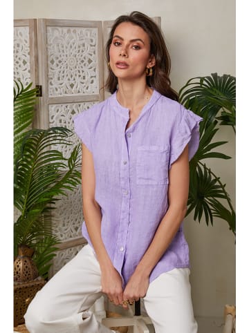 Lin Passion Linnen shirt paars