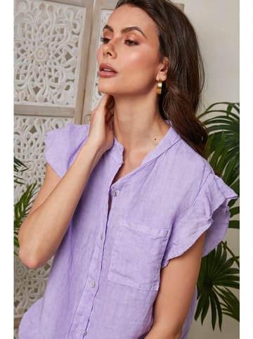 Lin Passion Leinen-Shirt in Lila