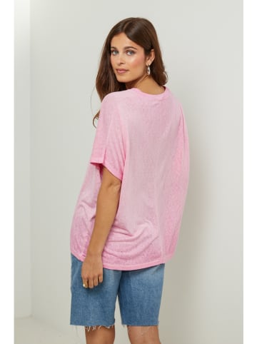 Lin Passion Tunika w kolorze jasnoróżowym