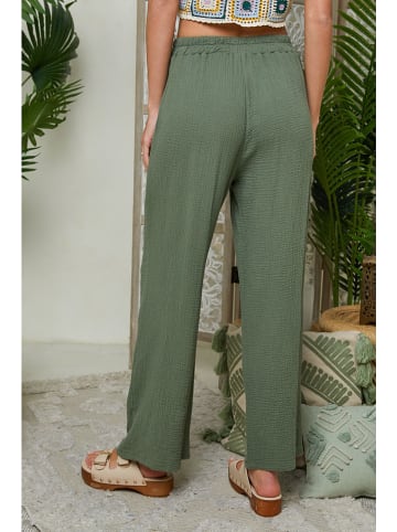 Lin Passion Linnen broek kaki