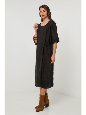 Lin Passion Linnen jurk zwart