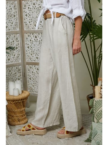 Lin Passion Leinen-Hose in Beige