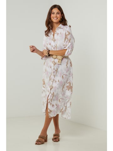 Lin Passion Leinen-Kleid in Weiß