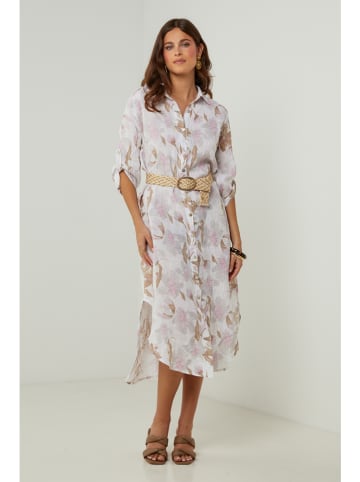 Lin Passion Leinen-Kleid in Weiß
