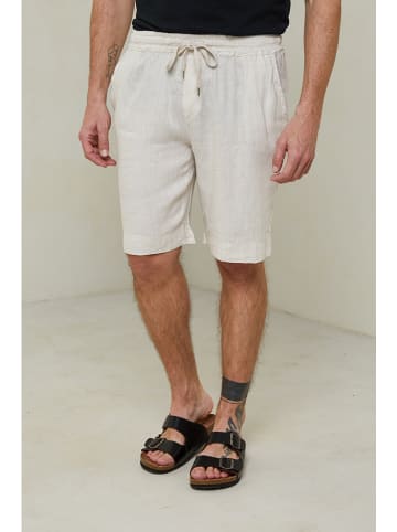Lin Passion Szorty w kolorze kremowym