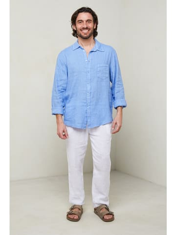 Lin Passion Blouse lichtblauw