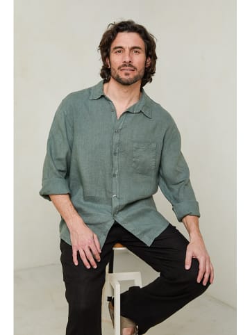 Lin Passion Hemd in Grün