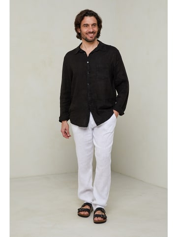 Lin Passion Hemd in Schwarz