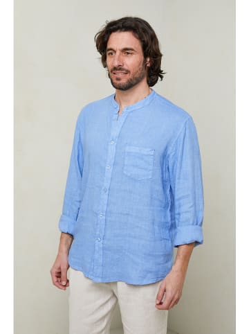 Lin Passion Hemd in Hellblau