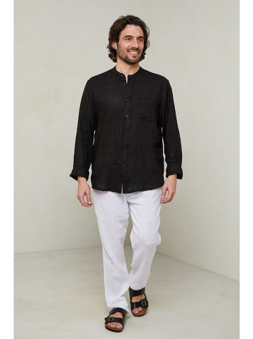 Lin Passion Blouse zwart